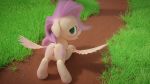  2019 3d_(artwork) anus ass_up bedroom_eyes blush bodily_fluids butt butt_blush cutie_mark day detailed_background digital_media_(artwork) equid equine feathered_wings feathers female fluttershy_(mlp) friendship_is_magic genital_fluids grass hair hi_res looking_at_viewer mammal my_little_pony narrowed_eyes nude ooredelen open_mouth presenting presenting_anus presenting_hindquarters presenting_pussy pterippus pussy pussy_juice pussy_juice_string seductive solo spread_wings tail_aside wings 