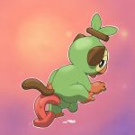  anal anal_penetration anus argon_vile balls bodily_fluids dildo feral genital_fluids grookey hi_res male mammal masturbation nintendo penetration penis pok&eacute;mon pok&eacute;mon_(species) precum primate sex_toy simple_background solo toying_self video_games 