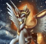  absurd_res armor daybreaker_(mlp) equid female feral foughtdragon01 friendship_is_magic hi_res horn mammal my_little_pony winged_unicorn wings 