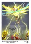  black_eyes comic electricity gabmonteiro9389 hybrid legendary_pok&eacute;mon nintendo pikachu pok&eacute;mon pok&eacute;mon_(species) rosechu_(character) rosechu_(species) sonic_the_hedgehog_(series) sonichu_(character) sonichu_(series) sonichu_(species) talons video_games zapdos 