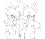  amy_rose rouge_the_bat sonic_team tagme thecon 