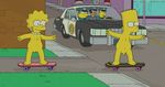  bart_simpson chief_wiggum eddie lisa_simpson lou mole the_simpsons 