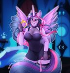  absurd_res anthro big_breasts breasts cleavage clothed clothing equid female friendship_is_magic hi_res horn mailner mammal my_little_pony twilight_sparkle_(mlp) winged_unicorn wings 