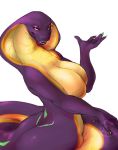  absurd_res big_breasts breasts cobra female hi_res hyucaze looking_at_viewer naga reptile scalie serpentine snake 