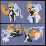  anal boiful fan_character female female/female fingering hatterene licking midna mimi_(kiaradog) nintendo pok&eacute;mon pok&eacute;mon_(species) pussy short_stack spanking the_legend_of_zelda thick_thighs tongue tongue_out twilight_princess video_games 