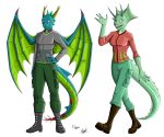  ankonox anthro biker boots bottomwear ceratopsian clothing dinosaur dragon footwear germanor heram horn invalid_color oc:andrinopae oc:boku ornithischian pants radratacen reptile rumas scalie topwear triceratops vest zulu 