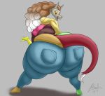  anthro big_butt butt clothed clothing crossgender discord_(mlp) draconequus female friendship_is_magic huge_butt my_little_pony tracer_painter 