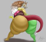  anthro big_butt bottomless butt clothed clothing crossgender discord_(mlp) draconequus female friendship_is_magic huge_butt my_little_pony tracer_painter 