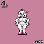  &lt;3 1:1 2019 alpha_channel animated anthro big_breasts big_butt boss_monster bouncing_breasts bouncing_butt bovid breasts butt caprine clothing curvy_figure digital_media_(artwork) eyeshadow female footwear fur goat grin hand_on_hip high_heels low_res makeup mammal mayin mostly_nude multiple_angles nipples one_eye_closed pink_background pink_breasts pink_clothing pink_footwear pink_nipples pixel_(artwork) pussy seductive shoes simple_background smile solo standing thick_thighs toriel undertale video_games voluptuous white_body white_fur wink 