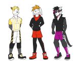  anthro anthrofied boltund bottomwear clothing full-length_portrait fuze galarian_linoone male nintendo pok&eacute;mon pok&eacute;mon_(species) portrait raboot regional_variant shorts simple_background soccer_uniform sportswear uniform video_games white_background 