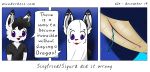  2019 anthro clothed clothing comic digital_media_(artwork) dragon fur humor kemono lagomorph leporid male mammal nude pussy rabbit scalie tampon text webcomic wunderhase 