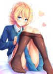  akashio darjeeling girls_und_panzer pantyhose seifuku undressing 