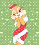  &lt;3 2019 blue_eyes blush chipmunk clarice_(disney) clothed clothing disney dress eyelashes female fur ground_squirrel mammal one_eye_closed open_mouth open_smile red_clothing red_dress rodent sciurid simple_background smile tan_body tan_fur wink 