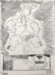  2019 4_fingers animal_genitalia animal_penis anthro balls belly bodily_fluids bottomless canid canine cellphone clothed clothing comic cum cum_on_ground dialogue dress_shirt duo elephant elephantid english_text erection fingers genital_fluids hair hypnosis male mammal medial_ring mind_control muscular muscular_male navel penis phone proboscidean professor pubes shirt smartphone speech_bubble spiral_eyes text topwear trunk tusks uniparasite 