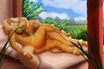  arcanine breasts butt casual_nudity cuddling daughter mammal mother mother_and_child mother_and_daughter nintendo nude outside parent parent_and_child pickles-hyena pok&eacute;mon pok&eacute;mon_(species) sleeping video_games 
