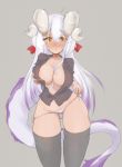  absurd_res amber_eyes animal_humanoid blush bovid bovid_humanoid breasts caprine caprine_humanoid clothed clothing female fully_clothed hair hi_res holding_breast horn humanoid hybrid legwear long_hair mammal mammal_humanoid multicolored_hair open_clothing open_shirt open_topwear panties poduu purple_hair purple_tail shirt simple_background solo standing tail thigh_highs topwear two_tone_hair two_tone_tail underwear white_clothing white_hair white_panties white_tail white_underwear 