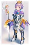  armor fairy heels leotard pointy_ears princess_crown pyonsuke0141 sword wings 