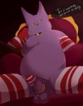  absurd_res alex_kitsune champa clothed clothing domestic_cat dragon_ball dragon_ball_super felid feline felis hi_res humanoid_penis male mammal partially_clothed penis presenting sitting slightly_chubby solo_focus 