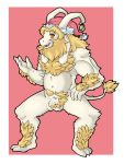  altenusy asgore_dreemurr balls beard blonde_hair boss_monster bovid caprine cristmas facial_hair fur hair hi_res horn long_ears male mammal penis solo undertale video_games 