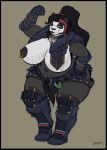  absurd_res anthro armor big_breasts blizzard_entertainment breasts curvy_figure female greasymojo hi_res huge_breasts ikusame mammal muscular muscular_female nipple_piercing nipples pandaren piercing slightly_chubby thick_thighs unconvincing_armor ursid video_games voluptuous warcraft wide_hips 