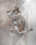  2019 2d_animation animated anthro anthro_on_anthro anthro_penetrated anthro_penetrating anthro_penetrating_anthro areola bathroom biped black_nose bouncing_butt breasts brown_body brown_fur butt canid canine canis cheek_tuft claws detailed_background digital_drawing_(artwork) digital_media_(artwork) domestic_dog duo eyebrows eyes_closed facial_tuft fangs female female_penetrated fingers fluffy fluffy_tail frame_by_frame fur fur_markings head_tuft holding_character humanoid_hands inside leg_grab licking licking_another licking_partner looking_at_another looking_pleasured loop male male/female male_penetrating male_penetrating_female mammal markings neck_lick nipples nude pawpads paws penetration penile penis pussy sex shower stand_and_carry_position standing standing_sex sterr teeth three-quarter_view tongue tongue_out tuft vaginal vaginal_penetration water wet white_body white_fur 