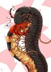  &lt;3 arthropod black_body centipede duo hyackban japanese_text millipede multicolored_body myriapod red_body text 