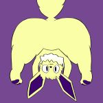  1:1 3_toes :3 butt digitigrade eeveelution feral fur jolteon looking_at_viewer looking_through_legs male neck_tuft nintendo nsfrat pawpads paws pok&eacute;mon pok&eacute;mon_(species) presenting presenting_hindquarters purple_body purple_fur raised_tail reese_(nsfrat) toes tuft video_games yellow_body yellow_fur 
