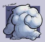  animate_inanimate anthro anthro_pillow barefoot big_muscles bodypillow digital_media_(artwork) faceless mitts muscular pecs pillow stub_hands 