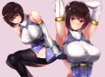  alice_gear_aegis bodysuit sophie_albatou stockings suga_itsuri thighhighs 