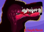  2019 abs animated anthro bodily_fluids canid canine canis digital_media_(artwork) dobermann domestic_dog drooling duo forced fox grin hungothenomster internal loop macro male mammal micro muscular oral_vore pinscher pixel_(artwork) pixel_animation red_body red_skin saliva sharp_teeth size_difference skrap smile solo swallowing tan_body tan_skin teeth tongue uvula vore 