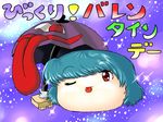  karakasa_obake no_humans one_eye_closed purple_umbrella shishou_no_deshi tatara_kogasa tongue tongue_out touhou translated umbrella yukkuri_shiteitte_ne 