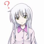  ? angel_beats! head_tilt long_hair pajamas silver_hair solo tenshi_(angel_beats!) touryou yellow_eyes 