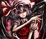  highres kami_amane_kurohime looking_at_viewer red_eyes remilia_scarlet solo touhou 