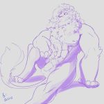  2019 bose felid hi_res lion male mammal muscular muscular_male nude pantherine penis solo 