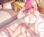  cleavage fate/grand_order mash_kyrielight megane pn_(wnsl216) 