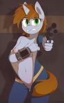  anthro areola bethesda_softworks blush braless breasts clothing embarrassed equid equine fallout fallout_equestria fan_character female gun handgun hi_res holding_gun holding_object holding_weapon horn littlepip looking_at_viewer mammal my_little_pony navel nipples no_underwear nude pip-boy puffy_areola pussy ranged_weapon revolver shinodage solo undressing unicorn unzipped vault_suit video_games weapon zipper 