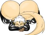  2019 alpha_channel ass_up big_butt butt diji_(masterj291) domestic_cat fan_character felid feline felis huge_butt mammal masterj291 rubber simple_background thick_thighs transparent_background 