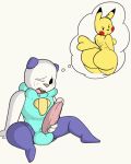  2019 animated balls big_balls big_butt big_penis bodily_fluids breasts butt cum cumshot ejaculation female genital_fluids huge_butt male masterj291 masturbation nintendo orgasm orgasm_face oshawott penile penile_masturbation penis pikachu pok&eacute;mon pok&eacute;mon_(species) small_breasts thick_thighs video_games 