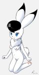  aurawing blue_eyes breasts captain_bokko female fur hi_res lagomorph leporid long_ears mammal neck_tuft nipples nude osamu_tezuka paws pussy rabbit solo the_amazing_3 tuft white_body white_fur 