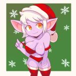  1:1 breasts clothed clothing female hi_res humanoid iggy_bomb league_of_legends riot_games short_stack simple_background smile solo tristana_(lol) video_games yordle 