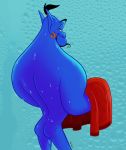  blue_body butt disney disney&#039;s_aladdin genie_(aladdin) humanoid male not_furry phenominalcosmicpowers solo 