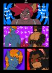  absurd_res anthro canid canine comic dialogue dreamy_pride_(character) duncan_(zeromccall) equid equine hi_res male mammal muscular muscular_male pepper_(vammzu) zeromccall 