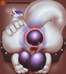  2018 ahegao anal anal_penetration anthro bbd big_butt bodily_fluids breath butt butt_egg clothing digital_media_(artwork) drooling egg female gaping gaping_pussy genital_fluids hand_on_butt hi_res legendary_pok&eacute;mon legwear looking_back looking_pleasured lugia nintendo open_mouth oviposition peeing peeing_while_penetrated penetration pok&eacute;mon pok&eacute;mon_(species) pussy saliva smile solo thick_thighs thigh_highs tongue tongue_out urine video_games 