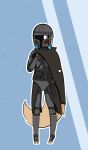  2019 anthro biped canid canine canis clothed clothing cosplay digital_media_(artwork) fennec fidda_gracepaws_(character) fiddagracepaws_(artist) flat_chested fox fur hi_res male mammal simple_background solo standing star_wars the_mandalorian 
