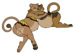  anthro belly big_belly big_breasts big_butt breasts butt curvy_figure derrysome duo eyes_closed felid female lion mammal narrowed_eyes pantherine pregnant thick_thighs voluptuous 