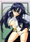  lowleg lowleg_panties n820 open_clothes open_shirt panties rance_(series) sengoku_rance shirt solo uesugi_kenshin_(rance) underwear 