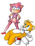  amy_rose sambot sonic_team tagme tails 