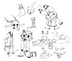  2019 :3 ambiguous_gender antelope anthro barefoot benjamin_(fuel) black_and_white bovid cheek_tuft chico_(fuel) chiropteran christmas_stocking clothed clothing deke_(ittybittykittytittys) disney dragon ear_markings eyewear facial_markings facial_tuft fan_character fuel_(artist) fur fur_markings gazelle glasses hands_in_pockets head_markings head_tuft hi_res hoodie horn jack_savage lagomorph leporid looking_at_viewer lutrine malphas_(enginetrap) mammal markings monochrome mustelid neck_tuft nude otterly_(character) pawpads pockets procyonid pteropodid rabbit raccoon ringtail running scalie scarf simple_background sketch_page smile solo spikes standing tongue tongue_out topwear tuft whiskers white_background zootopia 