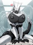  &lt;3 2011 absurd_res aliasing android angela-45 anthro armor big_breasts blush breasts claws cyber_dragon digital_media_(artwork) dragon female glistening glowing glowing_eyes hi_res horn huge_breasts looking_at_viewer machine metal metal_bikini nipples non-mammal_breasts one_eye_closed open_mouth pose prehensile_tail robot scalie solo thick_tail thick_thighs tongue unconvincing_armor walter_sache wink 