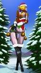  aka6 big_butt butt christmas clothing female hat headgear headwear hi_res holidays humanoid league_of_legends looking_at_viewer looking_back machine mistletoe not_furry orianna_(lol) panties plant presenting presenting_hindquarters riot_games robot santa_hat solo thick_thighs underwear video_games 